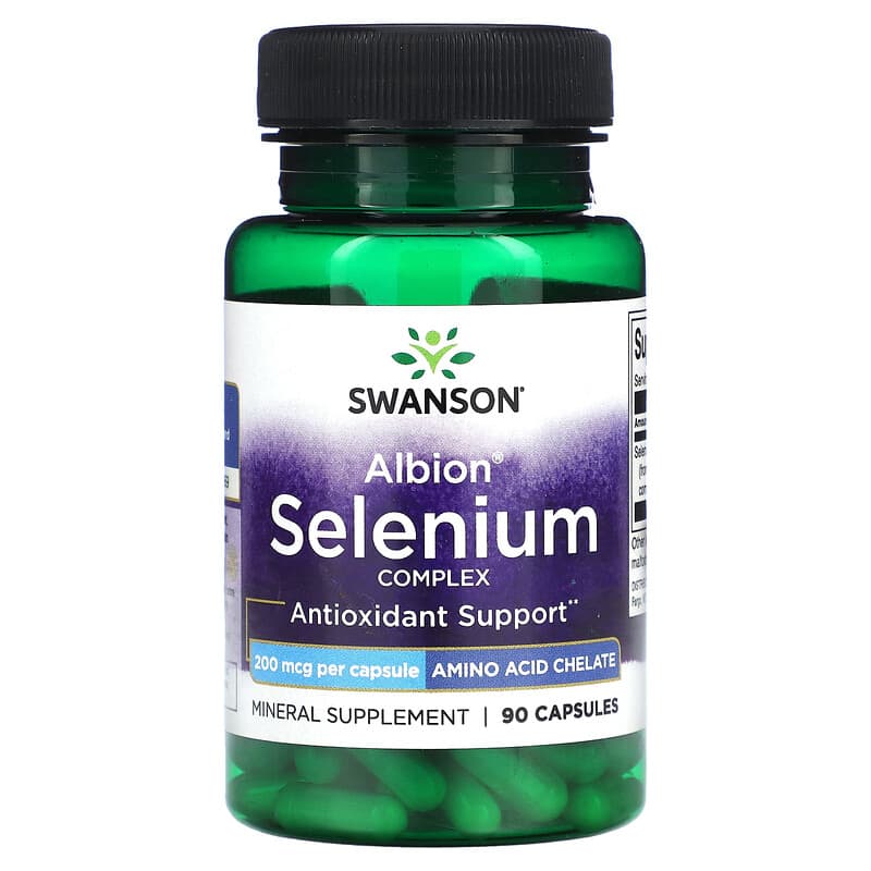 Swanson, Albion Selenium Complex, 200 mcg , 90 Capsules General Not specified  - Image 1