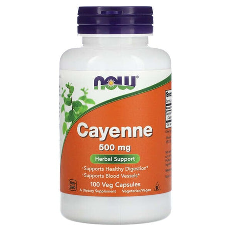 Cayenne 500mg, 100 Count By Now General NOW 