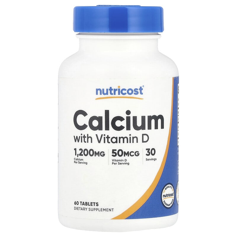 Nutricost Calcium with Vitamin D,  30 serves - Image 1