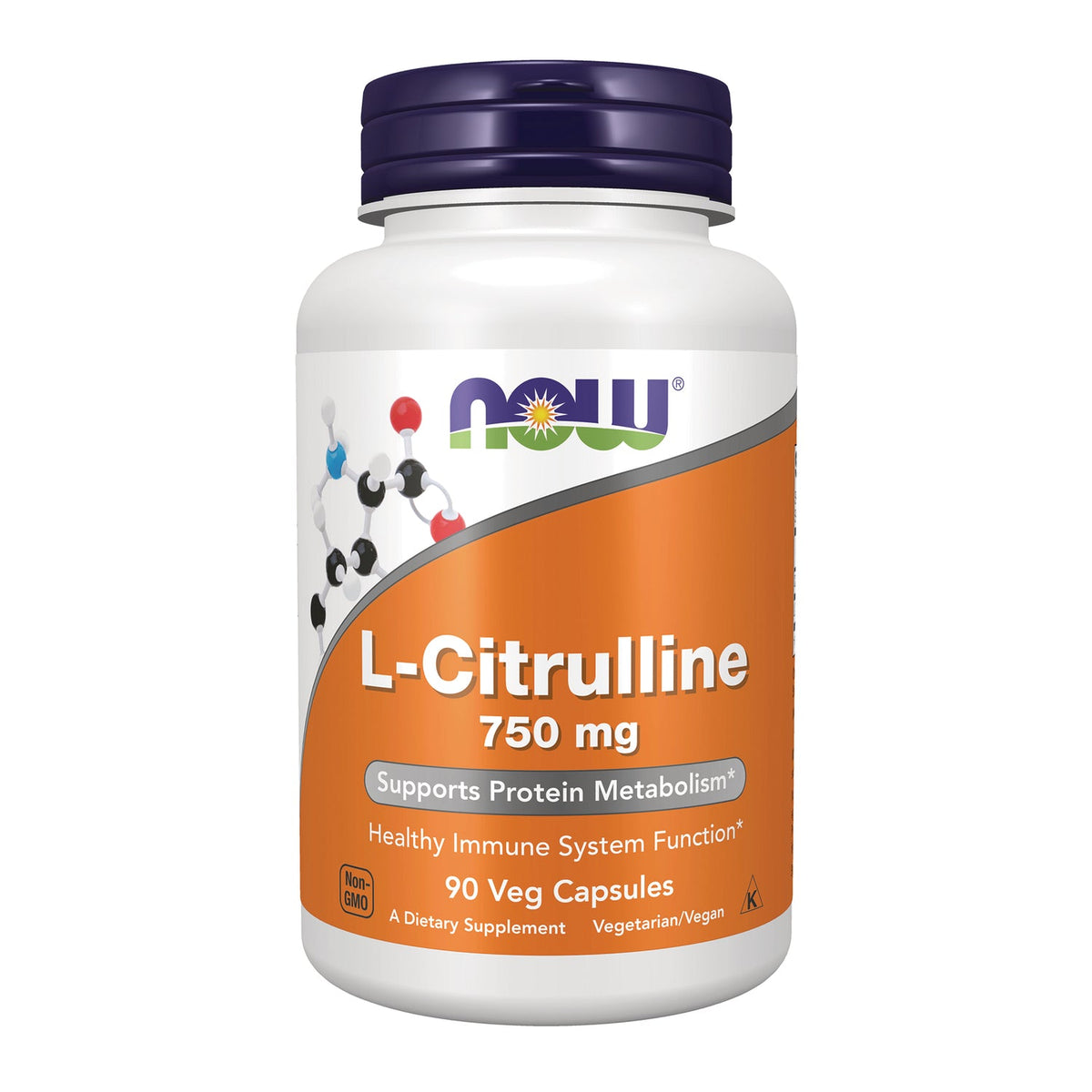 Now Foods L-Citrulline 750 mg 90 caps