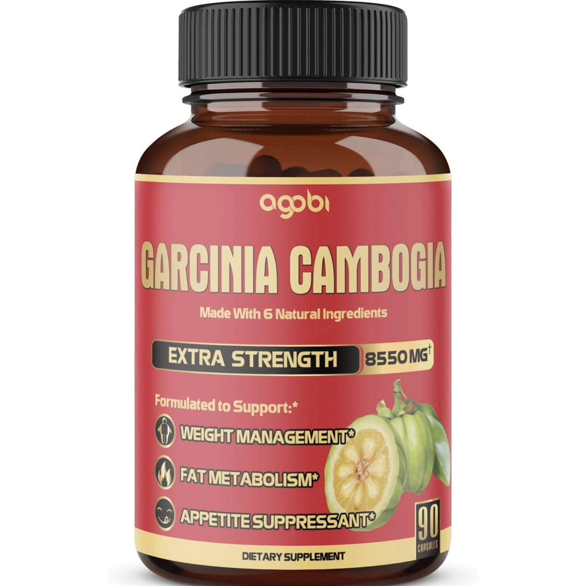 Agobi Garcinia Cambogia 8550 Mg weight loss SUPPS247  - Image 1