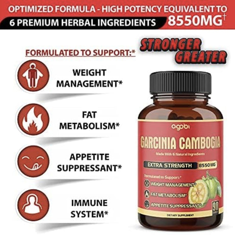 Agobi Garcinia Cambogia 8550 Mg weight loss SUPPS247 