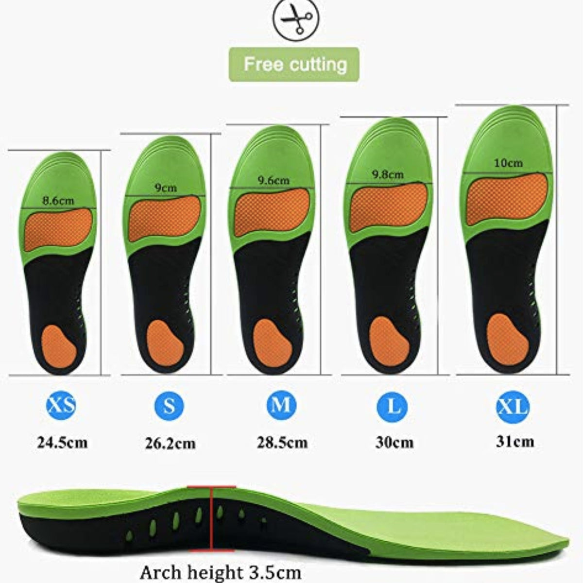Arch Support Orthotic Insoles Arch Support SUPPS247  - Image 6