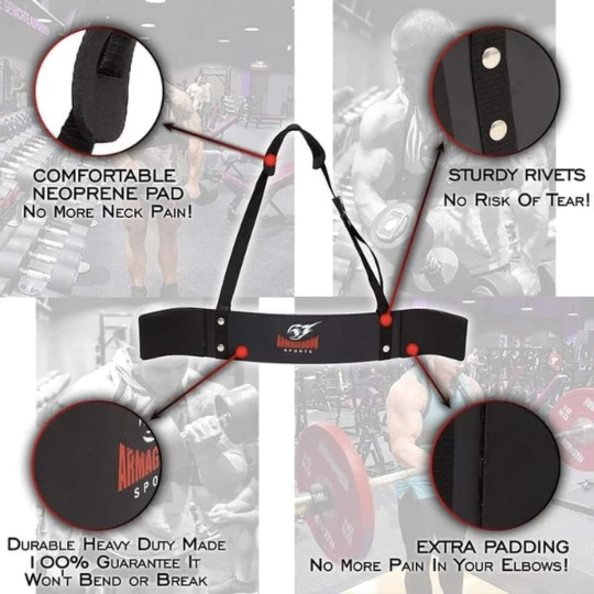 Arm Blaster Biceps Isolator Lifting Strap ARM BLASTER SUPPS247  - Image 7