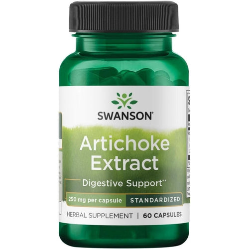 Artichoke Extract 250mg by Swanson Herbal Supplements SWANSON 60 Counts 