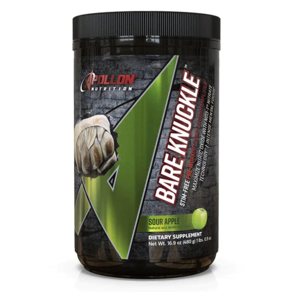 Apollon Nutrition Bare Knuckle Premium Non-Stimulant Pre-Workout 480g