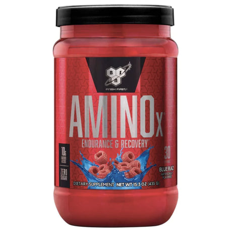 BSN Amino X 30 Serves BCAAs SUPPS247 30 serves Blue Raz 