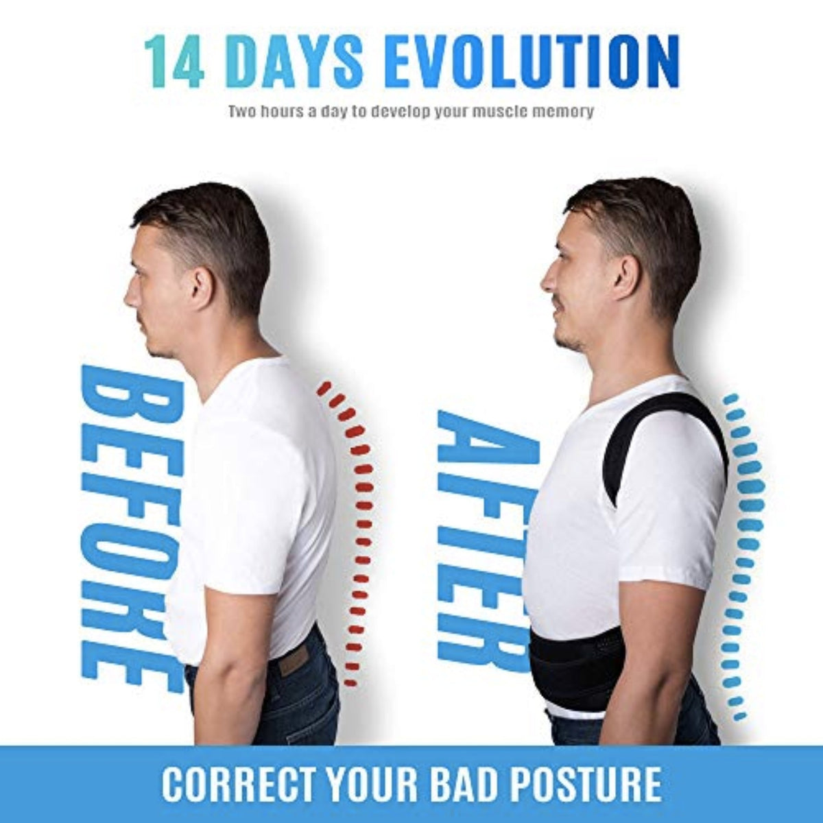 Back Support Brace Posture Corrector back support brace SUPPS247  - Image 3