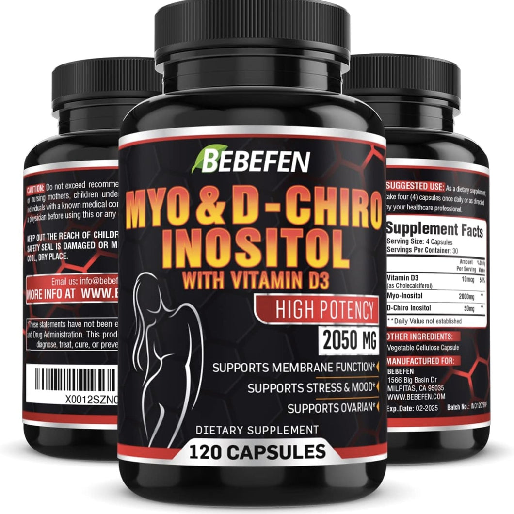 Bebefen Myo & D-Chiro Inositol with Vit D3 hormone balance SUPPS247 