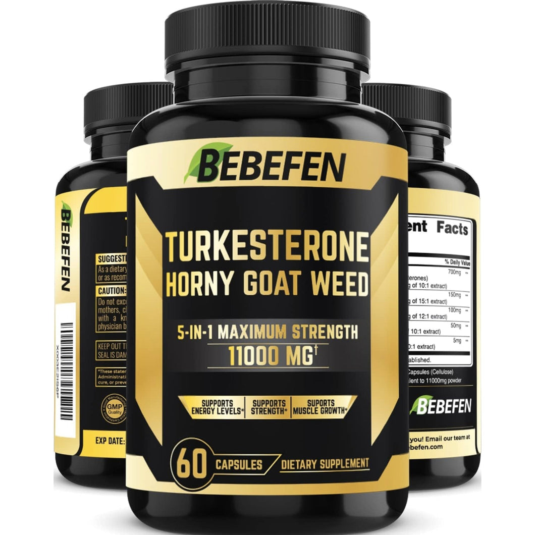 Bebefen Turkesterone Horny Goat Weed 11000 mg TURKESTERONE SUPPS247 