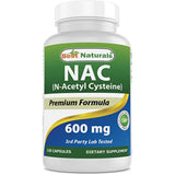 Best Naturals NAC N-Acetyl Cysteine 600 mg GENERAL HEALTH SUPPS247 