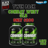 Combat 100% Whey Protein by MusclePharm PROTEIN MUSCLEPHARM Twin Pack - Black Friday Sale Chocolate Milk 