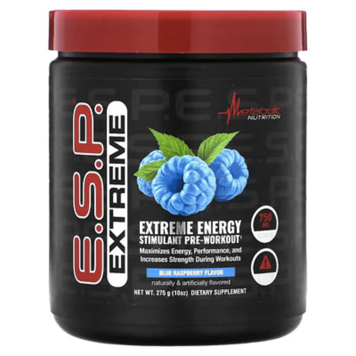 ESP Xtreme Pre-workout by Metabolic Nutrition PRE WORKOUT SUPPS247 Blue Raspberry  - Image 1
