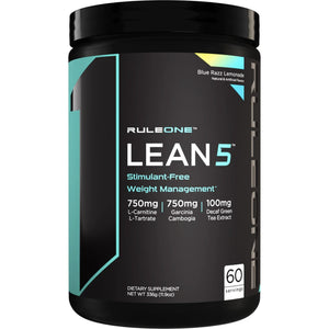 R1 LEAN 5 by Rule 1 WEIGHT MANAGEMENT SUPPS247 Blue Razz Lemonade 60 serves 
