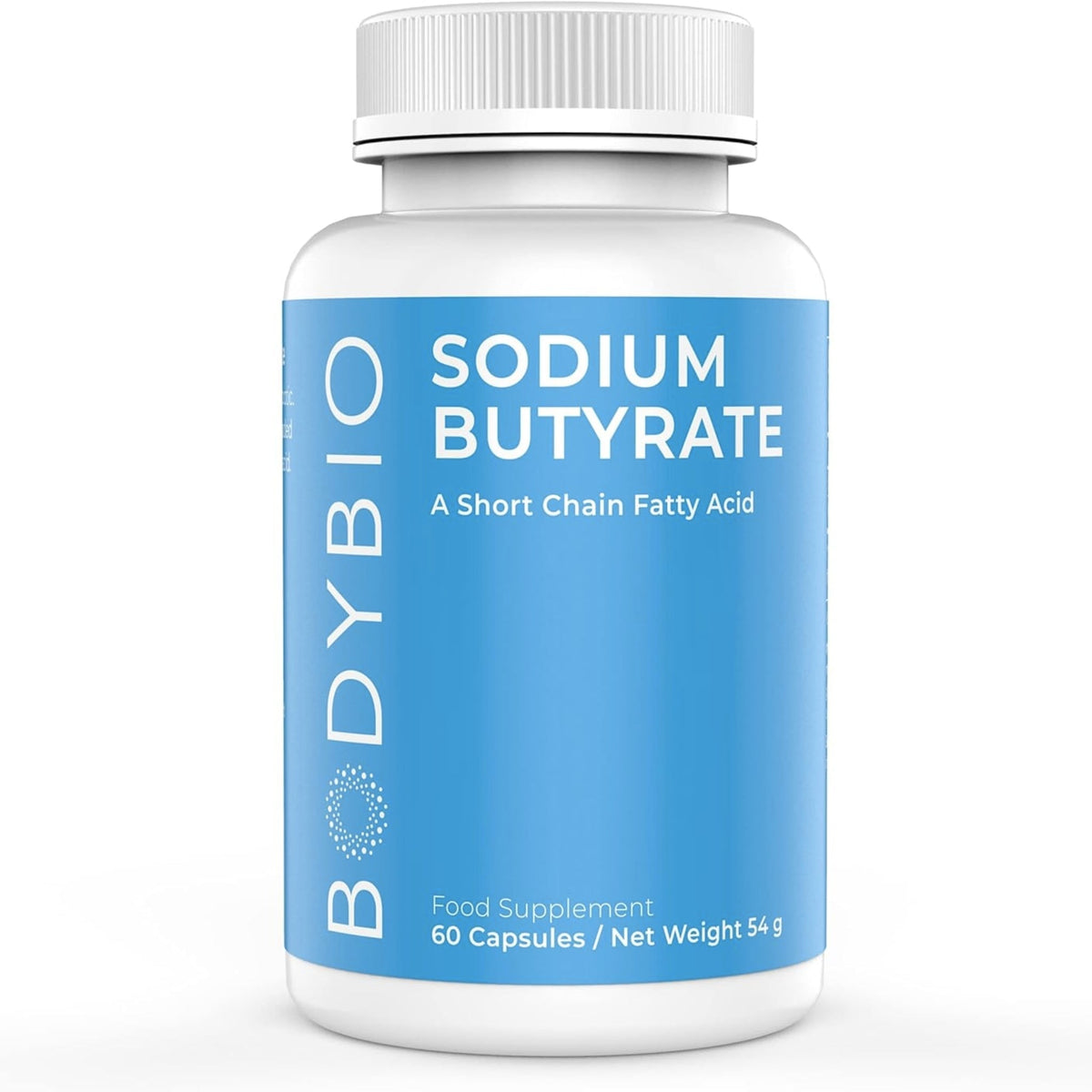 BodyBio Sodium Butyrate Gut Health Support 60 Counts digestive support SUPPS247  - Image 1