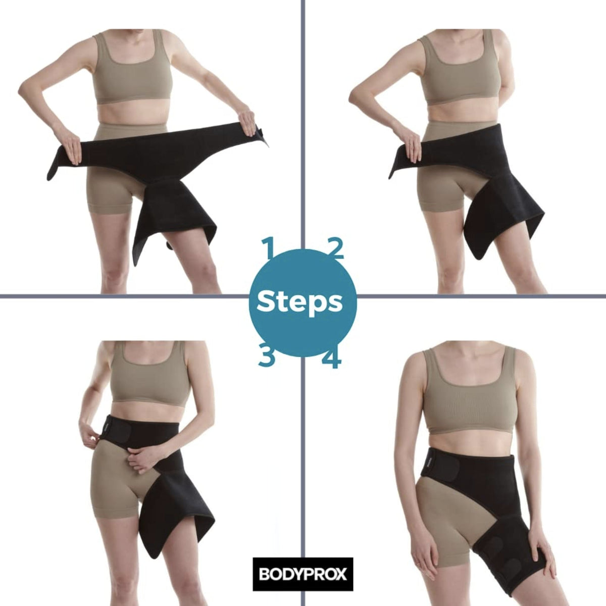 Bodyprox Adjustable Wrap For Hip, Groin, and Lower Back braces and support SUPPS247  - Image 3