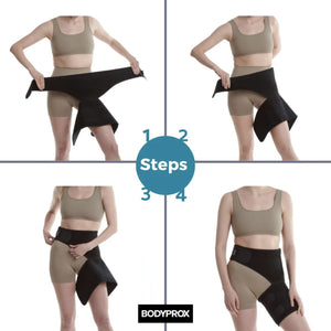 Bodyprox Adjustable Wrap For Hip, Groin, and Lower Back braces and support SUPPS247 