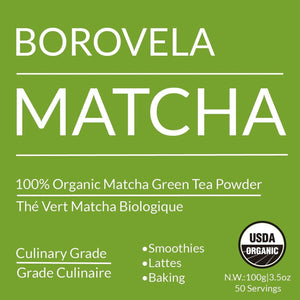 Borovela Organic Matcha Green Tea Powder 100g matcha green tea SUPPS247 