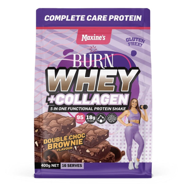 BURN Whey + Collagen Protein by Maxine’s