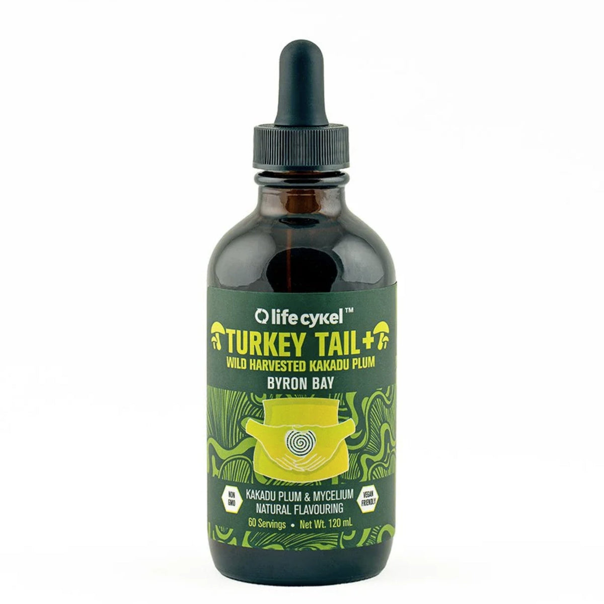 Turkey Tail Mushroom by Life Cykel gut health Life Cykel 120 ml  - Image 2