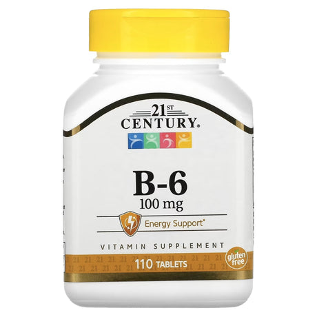 21st Century Vitamin B6 100 mg Vitamins & Supplements IHERBS 