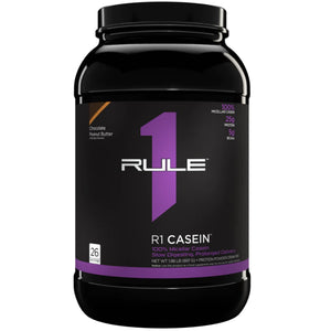R1 Casein Protein by Rule 1 casein SUPPS247 2 Lb Chocolate Peanut Butter 