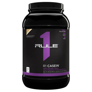 R1 Casein Protein by Rule 1 casein SUPPS247 2 Lb Cookies and Creme 