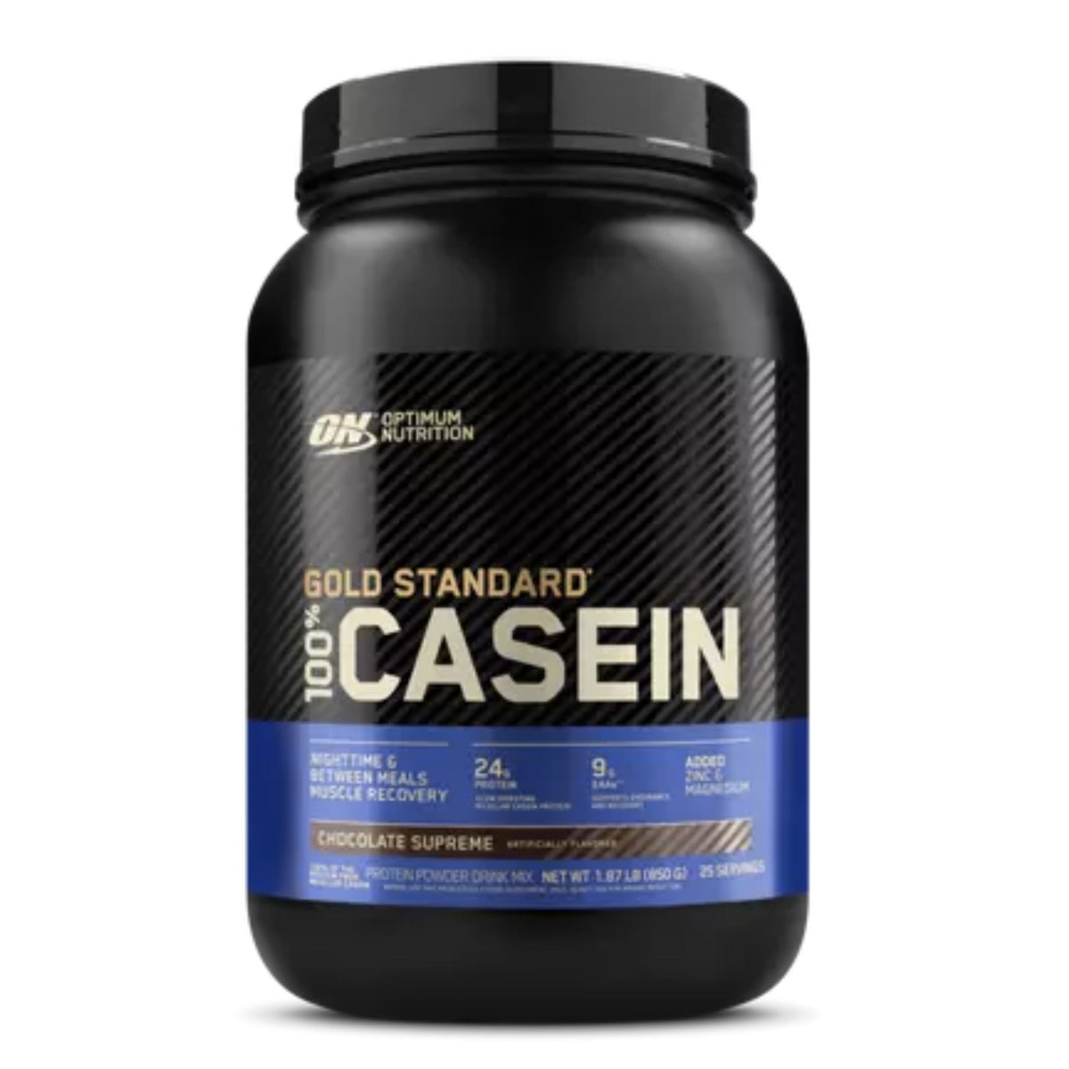 Gold Standard 100% Casein General OPTIMUM NUTRITION 2 lb Chocolate Supreme  - Image 7