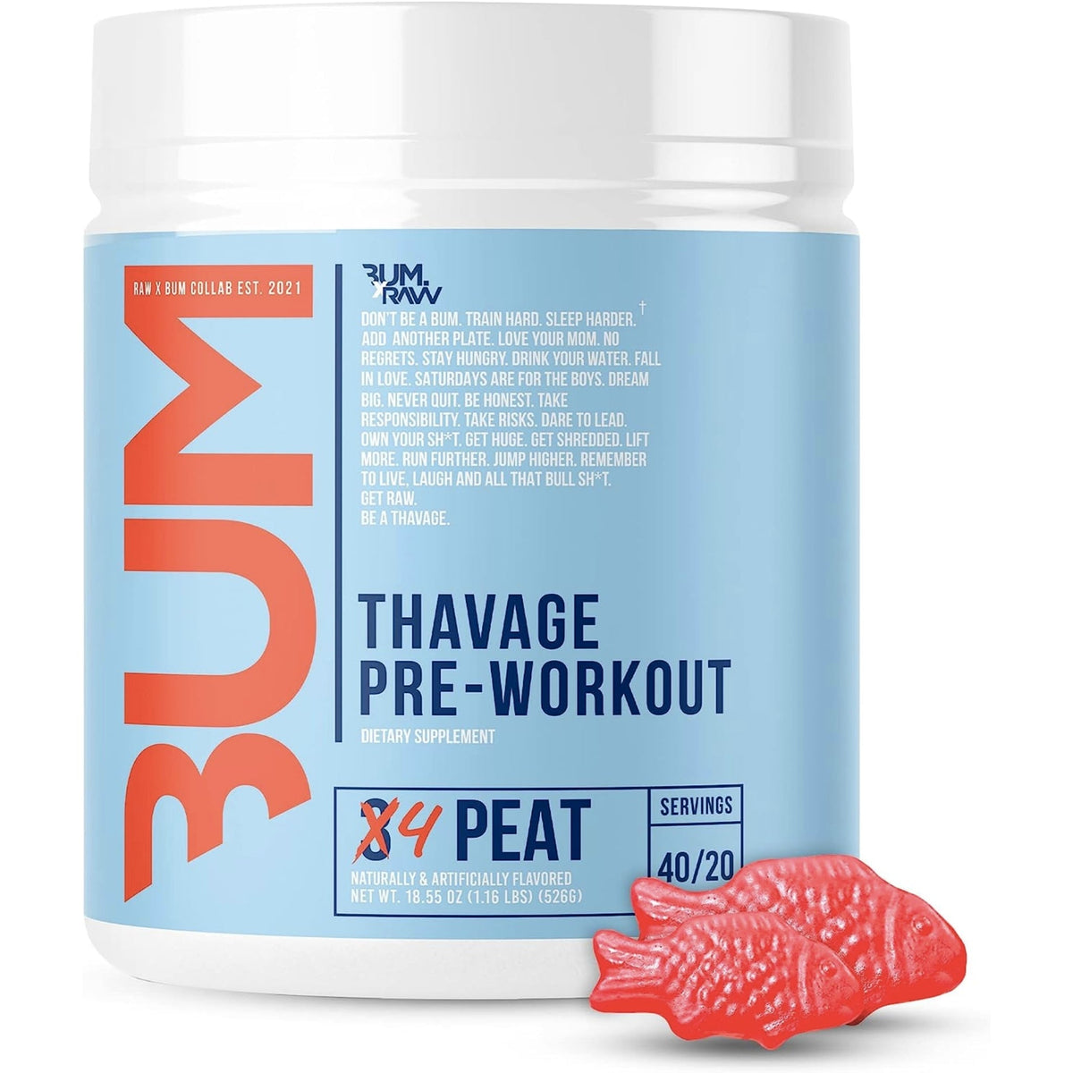 CBUM Series Thavage Pre-Workout Pre-Workout Amazon 4 Peat  - Image 8