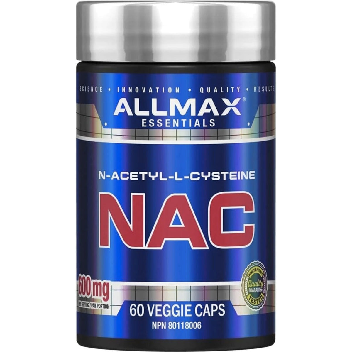 AllMax Essentials NAC 600 mg General ALLMAX  - Image 1