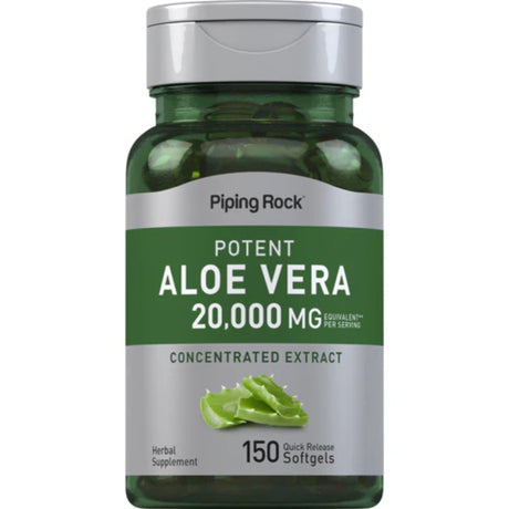 Potent Aloe Vera 20,000 mg by Piping Rock Aloe Vera Piping Rock 