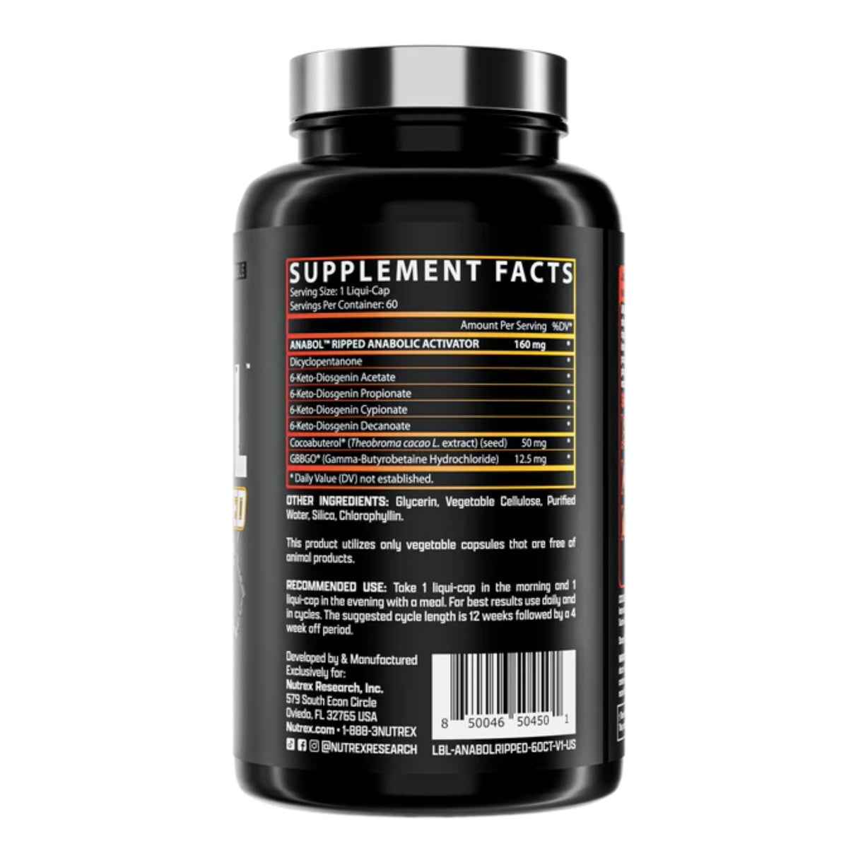 Anabol Ripped by Nutrex Research GENERAL HEALTH NUTREX 