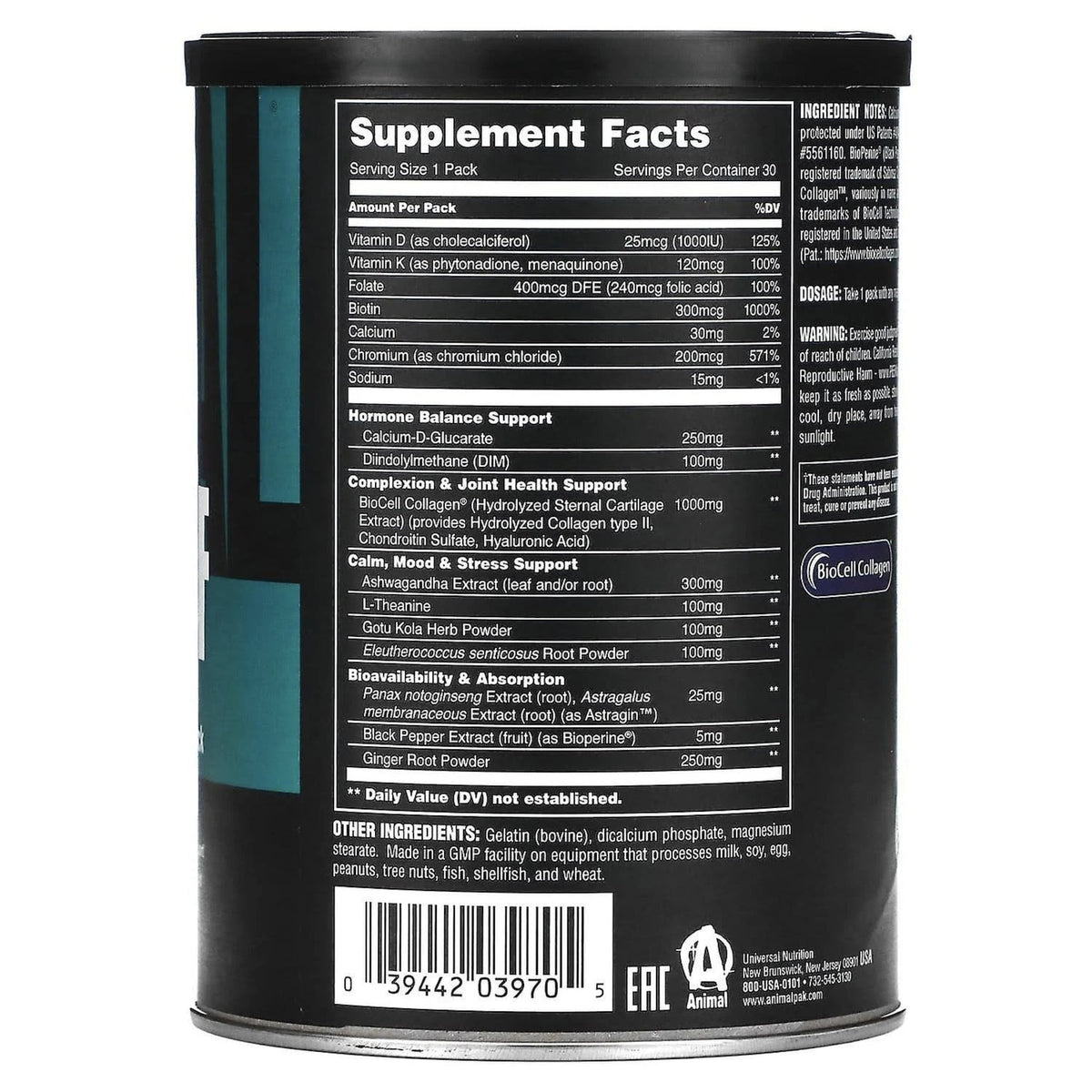 Animal Alpha F by Universal Nutrition Vitamins, Minerals & Supplements UNIVERSAL NUTRITION  - Image 2