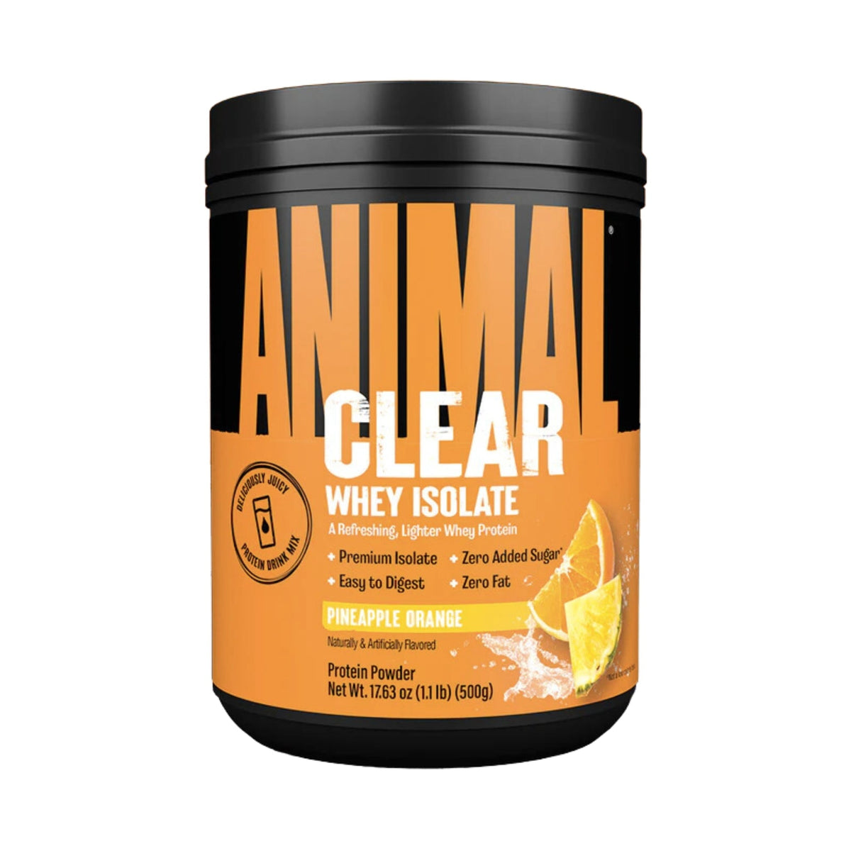 Animal Clear Whey Isolate Protein Powder by Universal Nutrition Protein isolate UNIVERSAL NUTRITION Pineapple Orange  - Image 2
