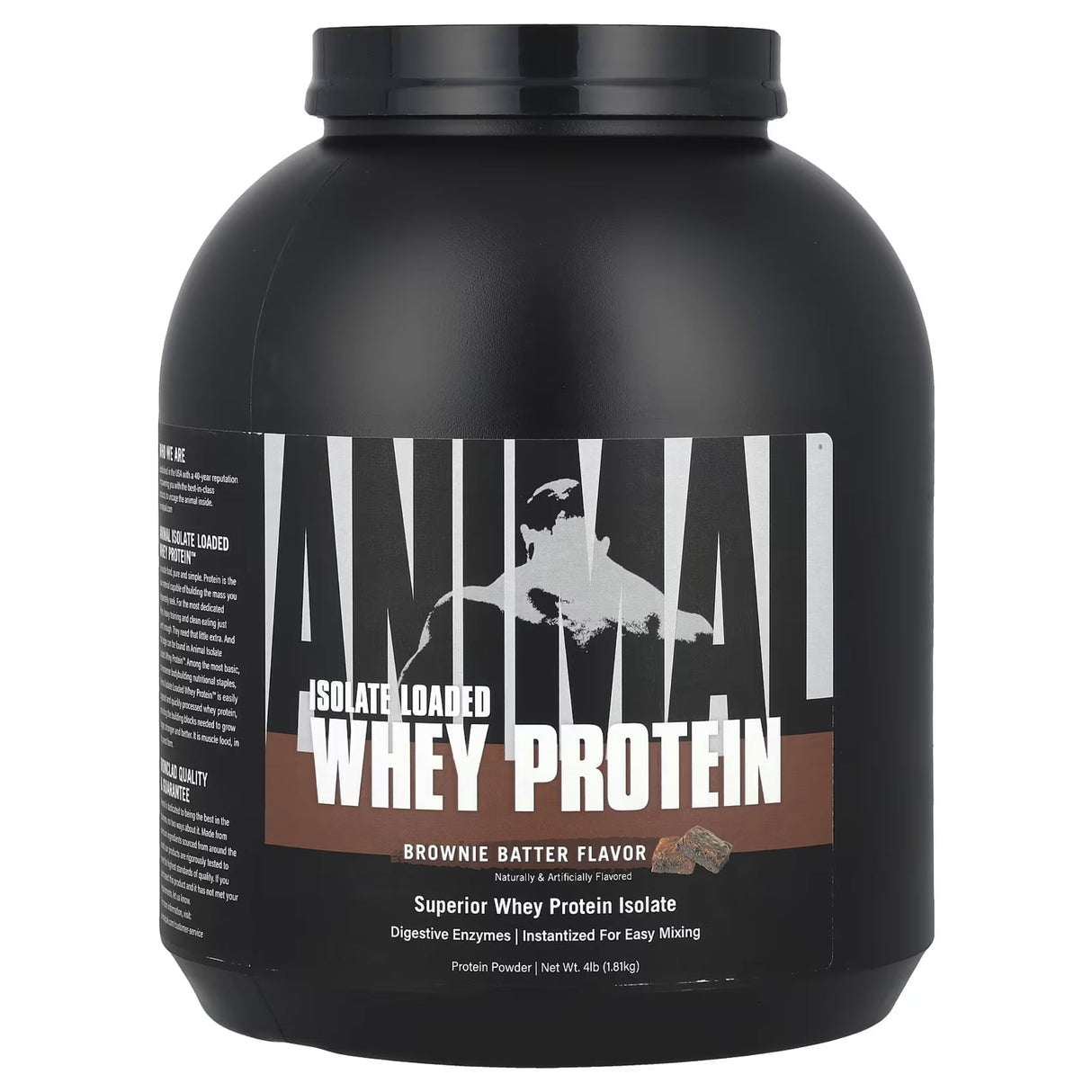 Animal Isolate Loaded Whey Protein by Universal Nutrition Protein isolate UNIVERSAL NUTRITION Brownie Batter 