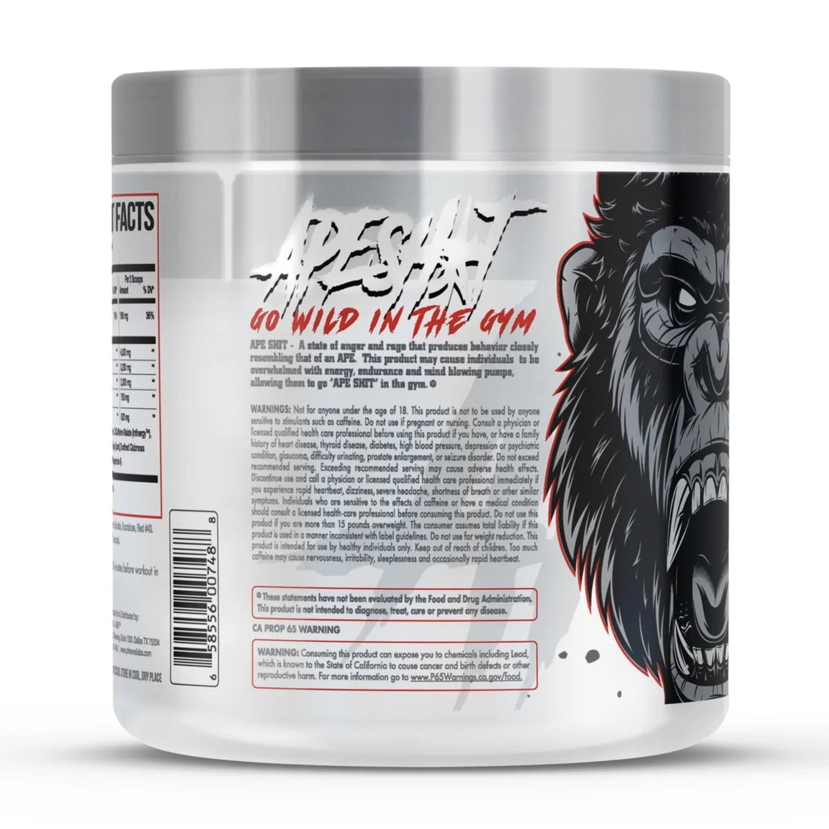 Ape Sh*t Untamed by Primeval Labs Pre-Workout Primeval Labs  - Image 2