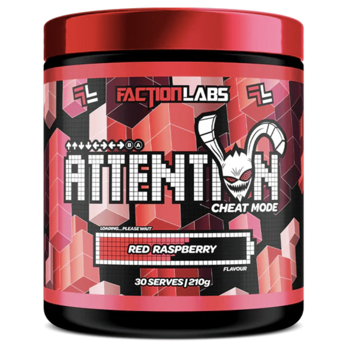 Attention Cheat Mode by Faction labs Nootropic SUPPS247 30 Red Raspberry 