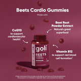 Beets Cardio Gummies by Goli Nutrition Vitamins, Minerals & Supplements Goli Nutrition 