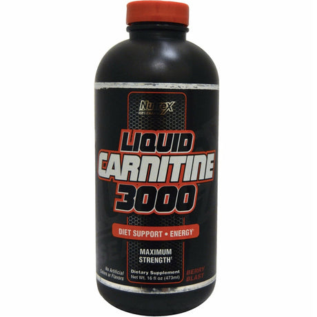 Nutrex Liquid Carnitine 3000 Vitamins & Supplements SUPPS247 Berry Blast 