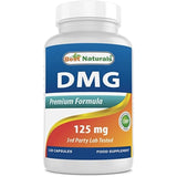 Best Naturals DMG 125mg DMG BEST NATURALS 120 Capsules 