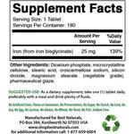 Best Naturals Iron 25 mg GENERAL HEALTH Best Naturals 