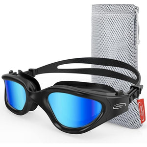 Emsina Polarized Swimming Goggles goggles Amazon Black Blue 