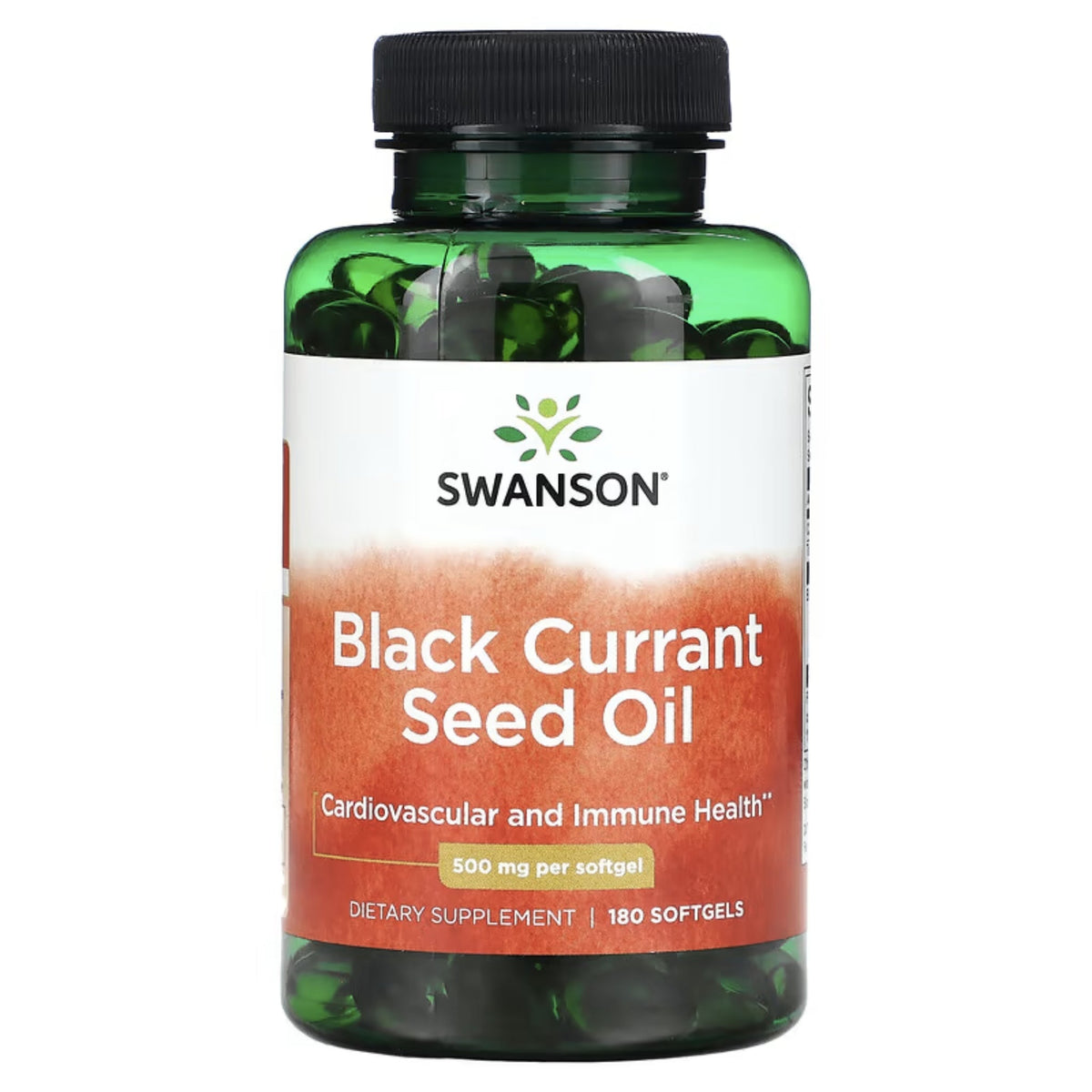 Black Currant Seed Oil 500 mg by Swanson General SWANSON  - Image 1