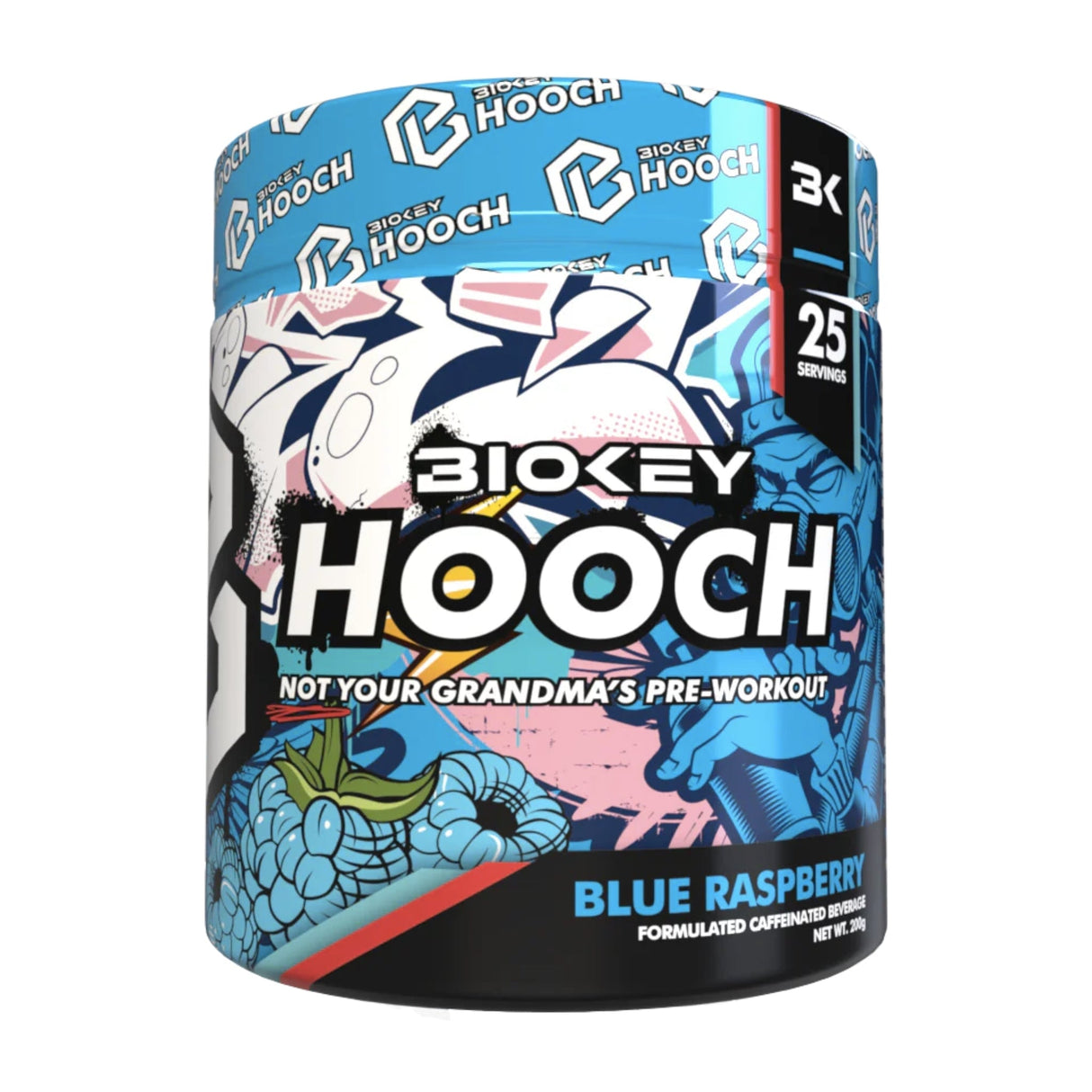 HOOCH by BioKey Pre-Workout BIOKEY Blue Raspberry 