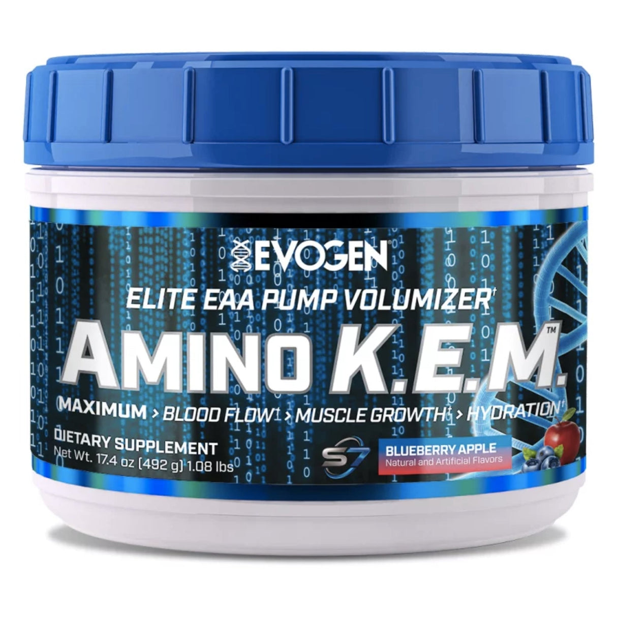 Evogen Amino K.E.M EAAs EVOGEN 30 Serves Blueberry Apple 