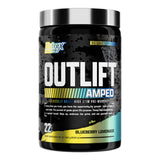 OUTLIFT Amped High Stim Pre workout by Nutrex Research PRE WORKOUT NUTREX Blueberry Lemonade 