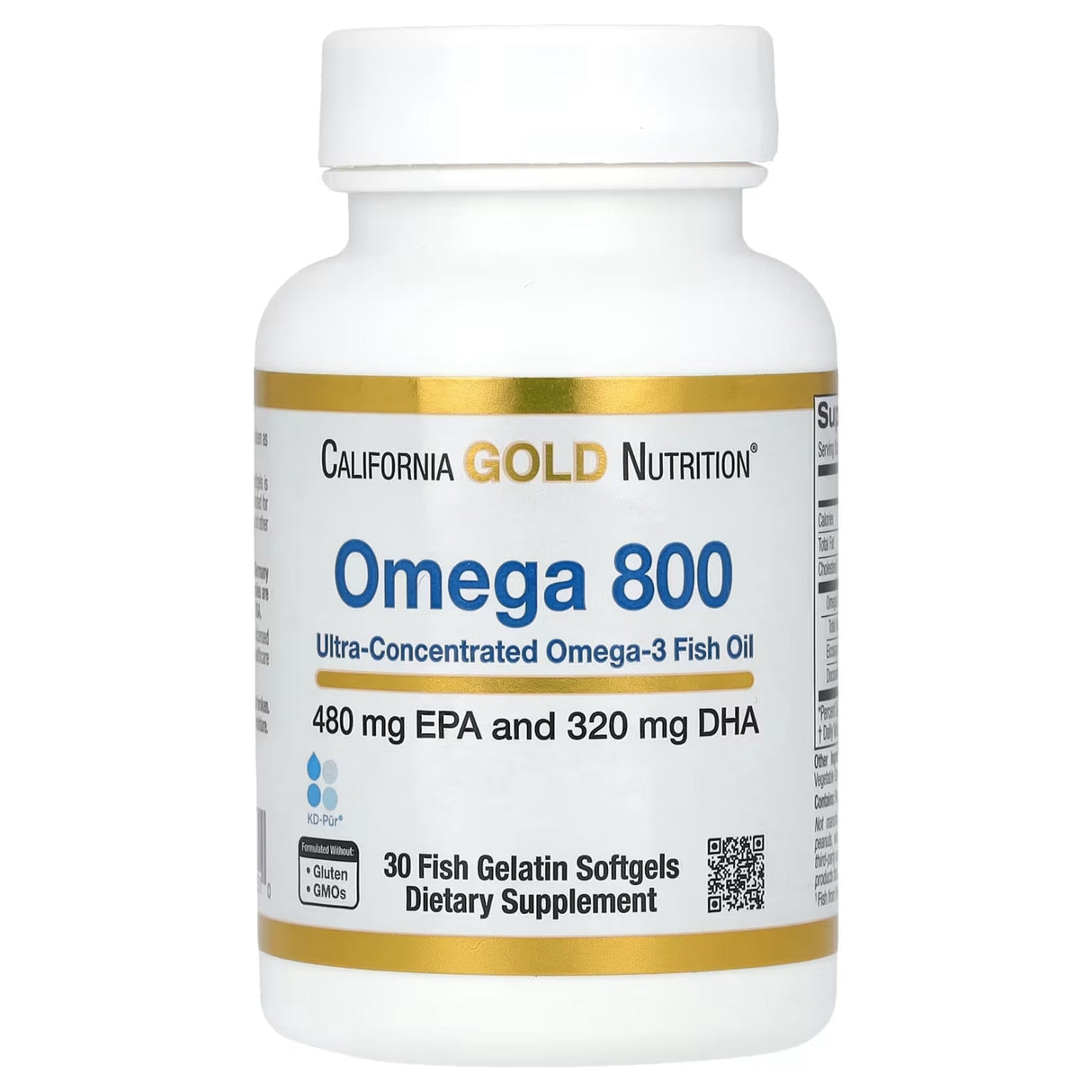 California GOLD Nutrition Omega 800 omega 3 SUPPS247 