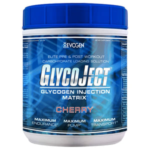 Evogen GlycoJect Carbohydrate Fuel carbs supps247Springvale Cherry 2 LB 