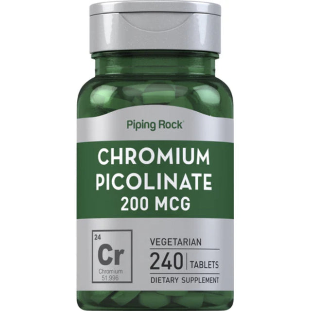 Piping Rock Chromium Picolinate 200 mcg GENERAL HEALTH Piping Rock 