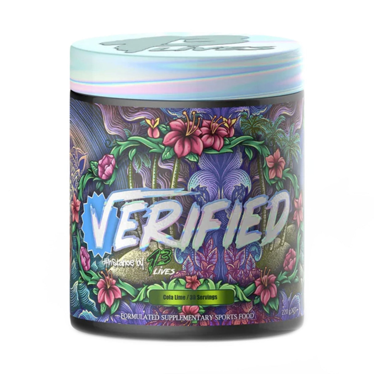 Verified by 13 lives Pre-Workout SUPPS247 Cola Lime 